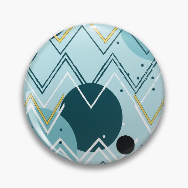 Item preview, Blue Chevron with dots designed and sold by Meg M Studio.