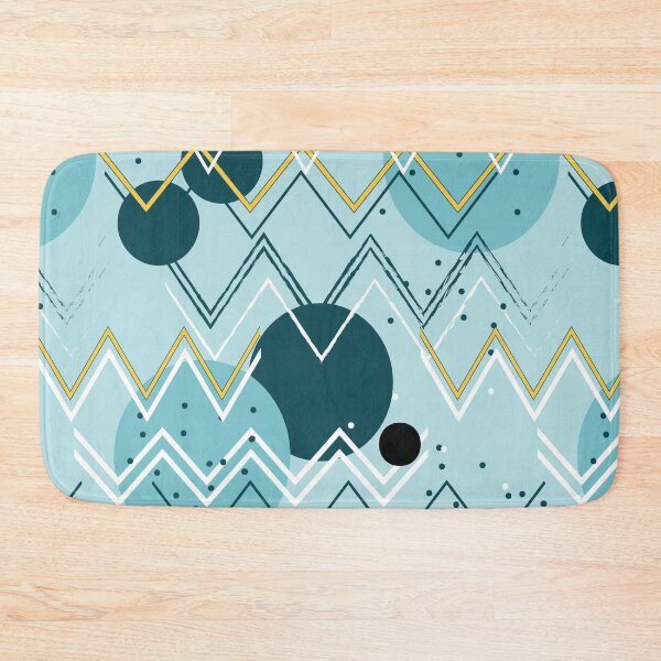 Item preview, Blue Chevron with dots designed and sold by Meg M Studio.