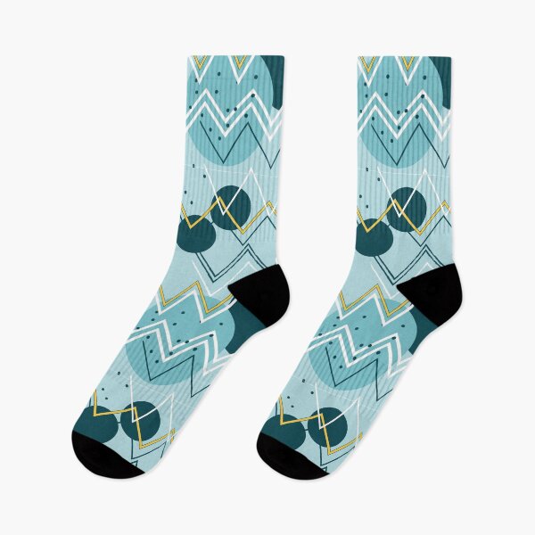 Item preview, Blue Chevron with dots designed and sold by Meg M Studio.