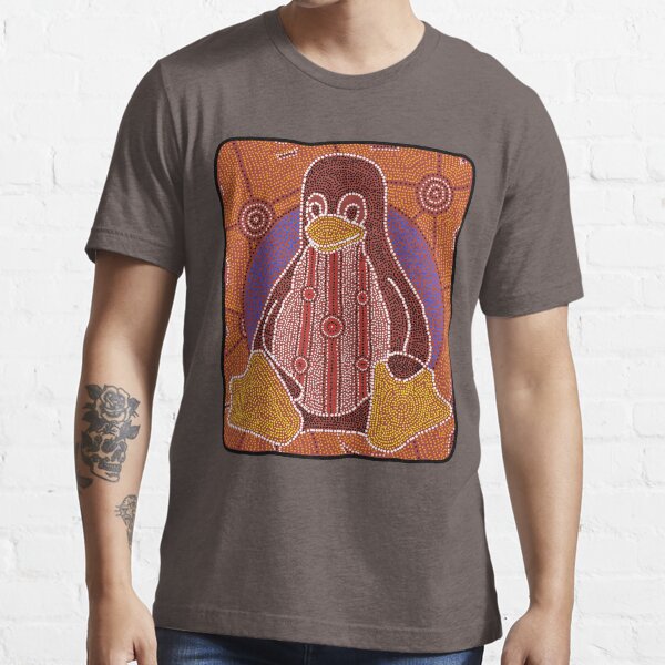 Tux (Solid background) Essential T-Shirt