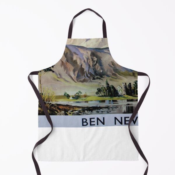 Item preview, retro classic Ben Nevis poster designed and sold by CorasPosters.