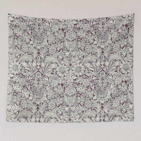 Item preview, William Morris Sunflower (burgundy) designed and sold by thomasjgaulton.
