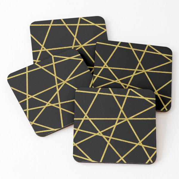 Item preview, Beautiful Gold Line Abstract Design designed and sold by WDoranDesigns.