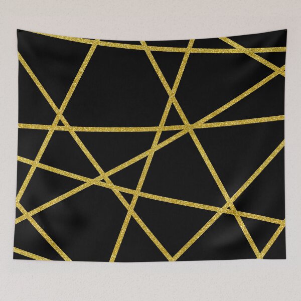 Item preview, Beautiful Gold Line Abstract Design designed and sold by WDoranDesigns.