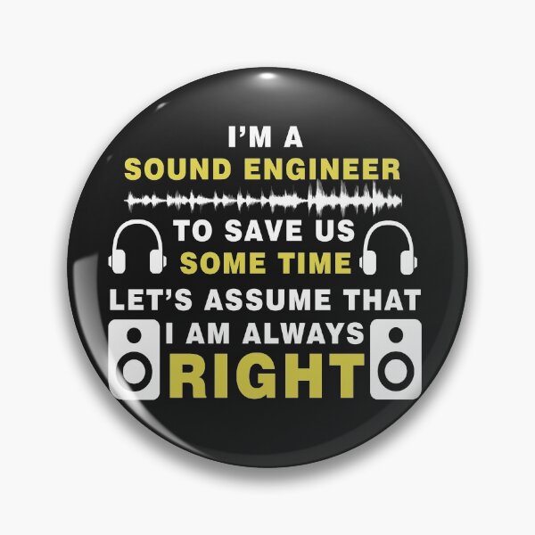 Item preview, I'm A Sound Engineer  designed and sold by AscendMerch.