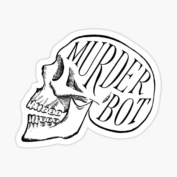 Item preview, Murderbot designed and sold by CrownAndThistle.