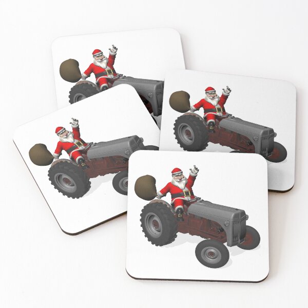 Item preview, Santa Claus On Tractor designed and sold by Mythos57.