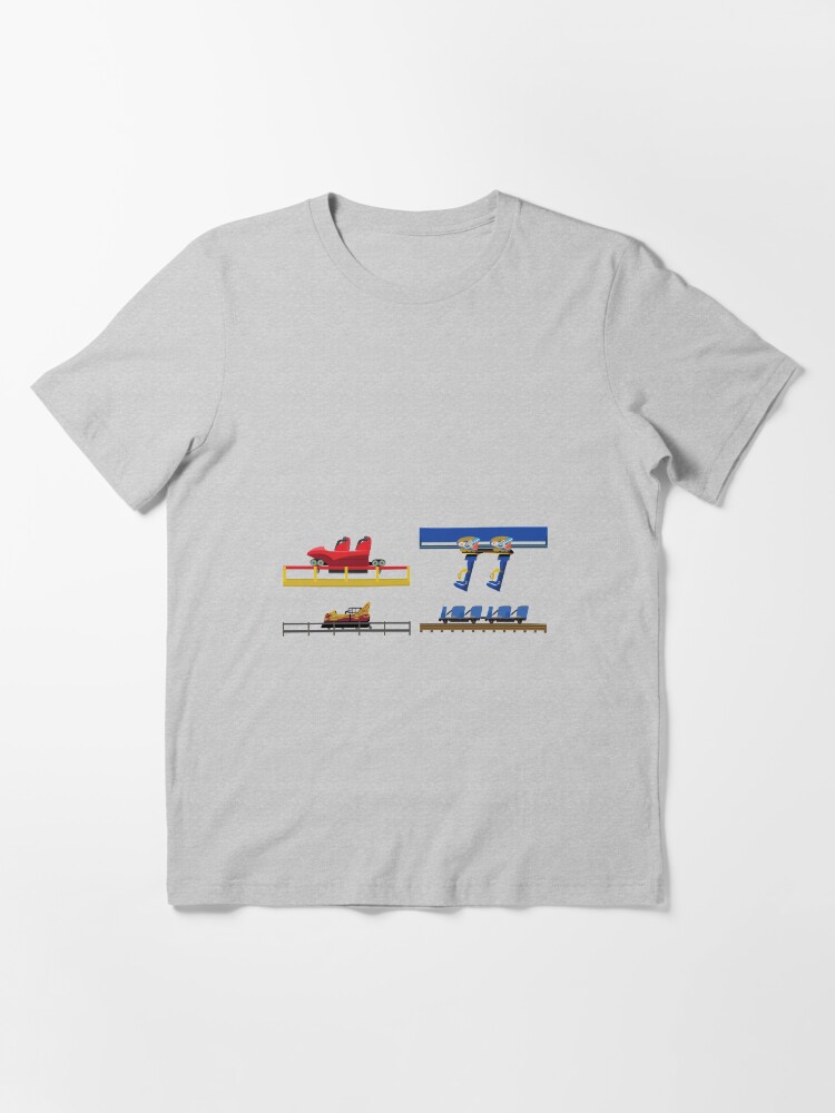 Alternate view of Parc Asterix Coaster Cars Design Essential T-Shirt