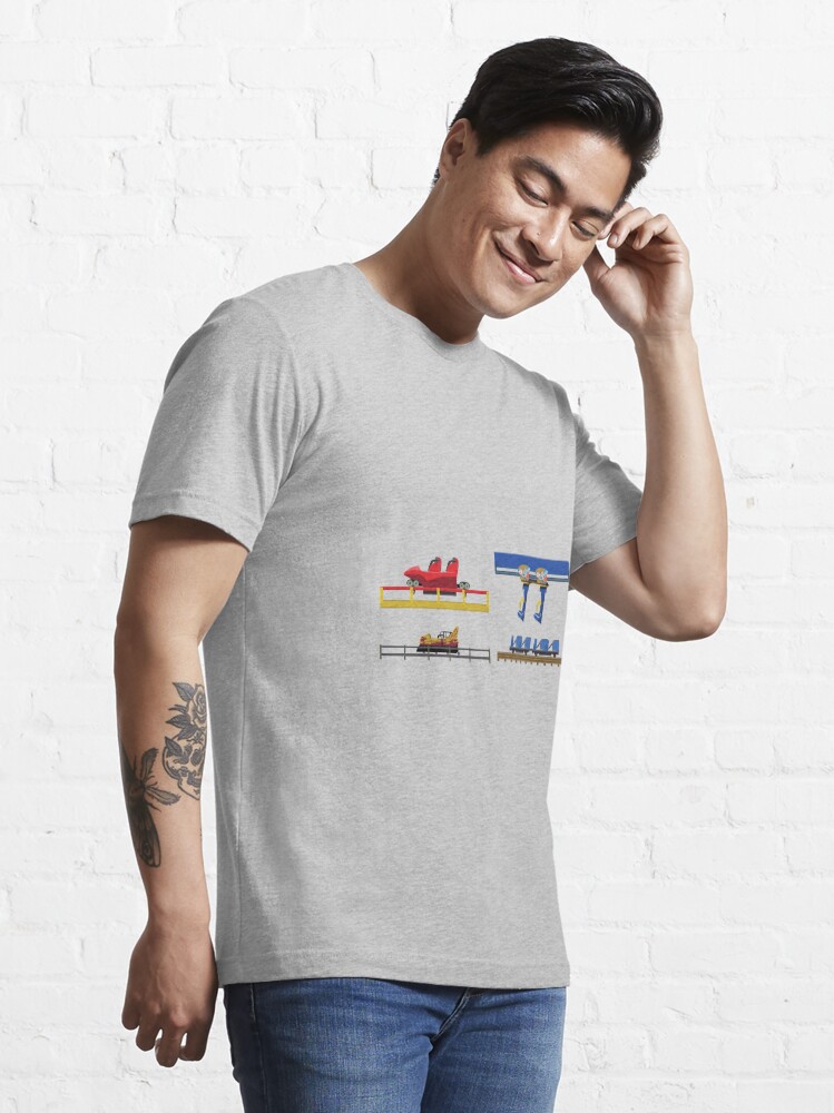 Alternate view of Parc Asterix Coaster Cars Design Essential T-Shirt