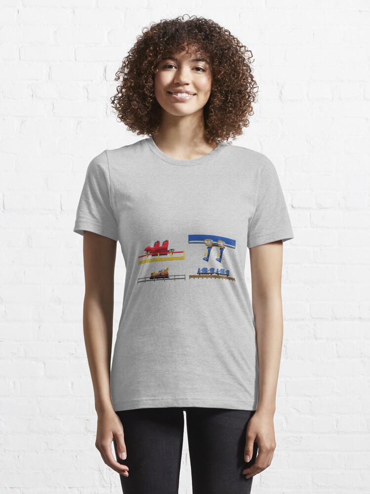 Alternate view of Parc Asterix Coaster Cars Design Essential T-Shirt