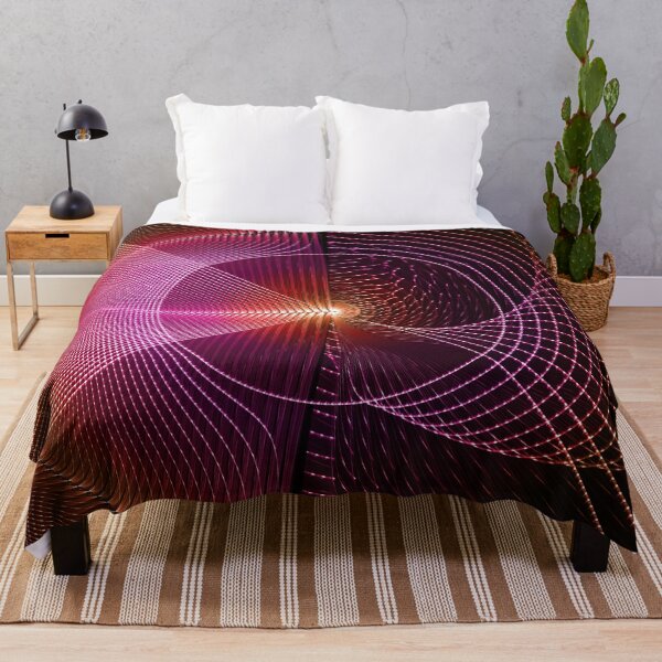 Item preview, Psytrance Design - Psychedelic Geometric Fractal - Minimal - Pink Amber designed and sold by JordanHolmes.