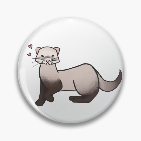 Item preview, Cute Ferret designed and sold by RacheDoodles.