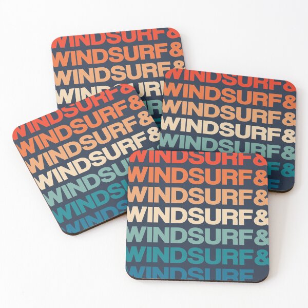 Item preview, Windsurf Vintage Retro 70s 80s Colors Text Design designed and sold by frenchsalsa.