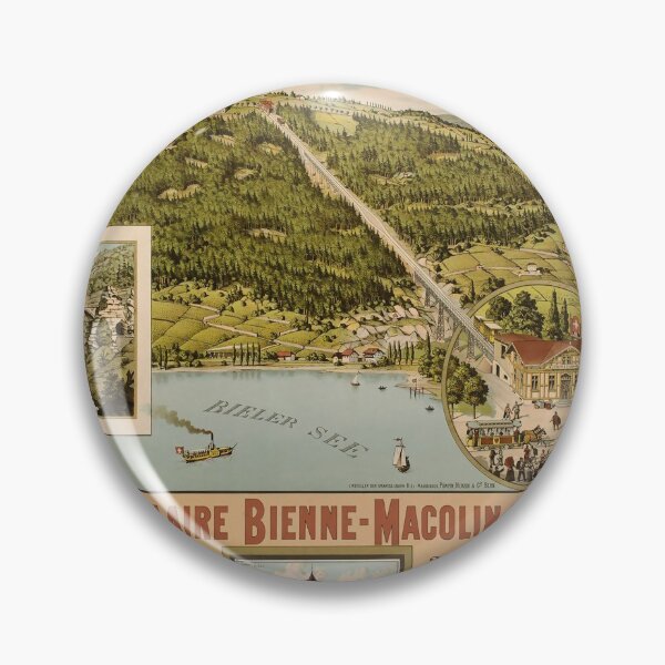 Aperçu de l'œuvre retro classic Biel-Magglingen poster créée et vendue par CorasPosters.