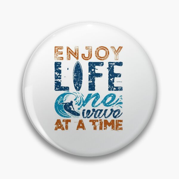 Item preview, Surfing Gifts - Enjoy Life One Wave At A Time  designed and sold by jaygo.
