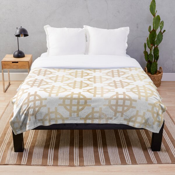 Item preview, Lattice - gold and white designed and sold by JRP Design.