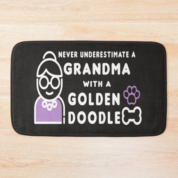 Item preview, Never Underestimate A Grandma With A Golden Doodle designed and sold by AscendMerch.