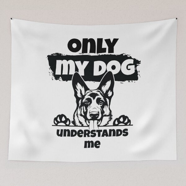 Item preview, Only My Dog Understands Me. designed and sold by Beefytee.