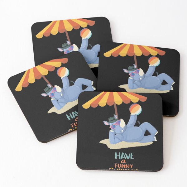 Item preview, Hippo Have An Funny Summer designed and sold by DELMEO.