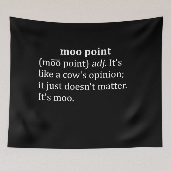 Item preview, Moo Point designed and sold by Andrea Lina.