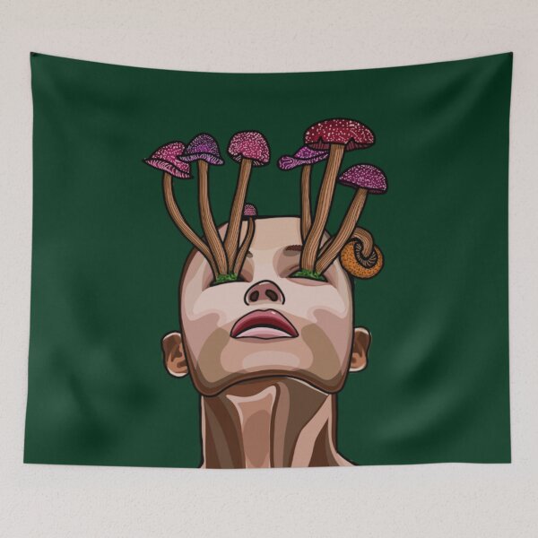 Item preview, El hombre hongo designed and sold by loopdoodles.