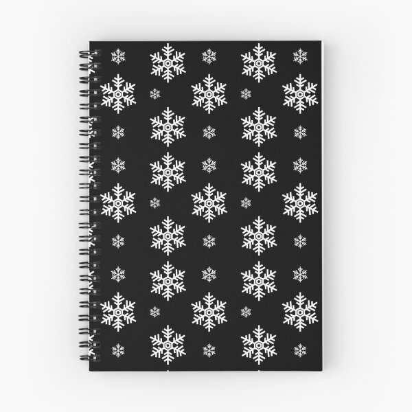 Item preview, White Snowflakes Patterns Black Decor Gift  designed and sold by WearYourMood.