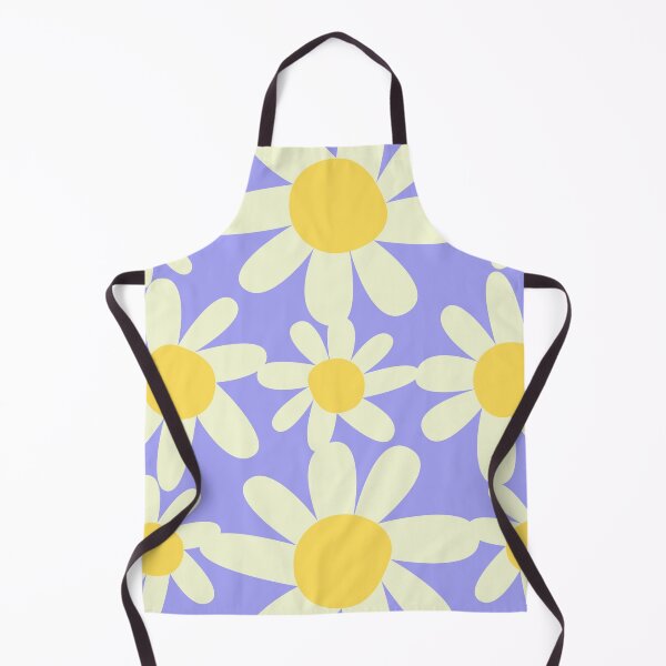 Vista previa del artículo con la obra «Diseño floral amarillo, azul acero claro y crema de Christie Olstad», diseñado y vendido por Christie Olstad.