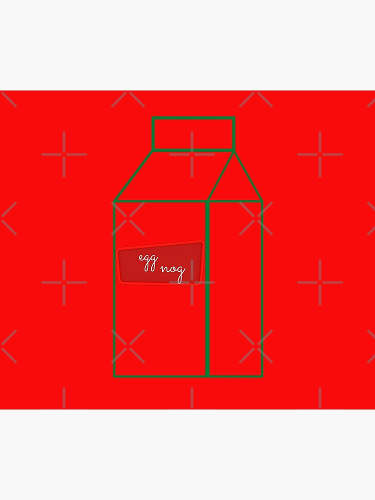 "Eggnog Carton" Poster by NOW Redbubble