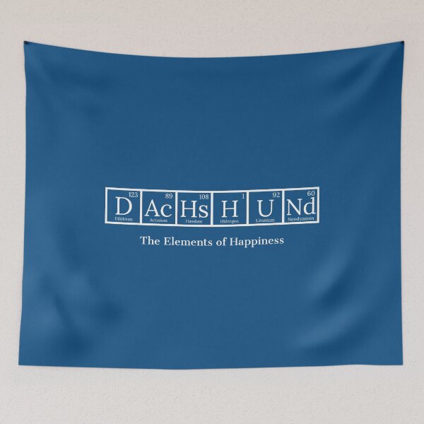 Item preview, Dachsund Periodic Table Element designed and sold by Reiyankhairina.