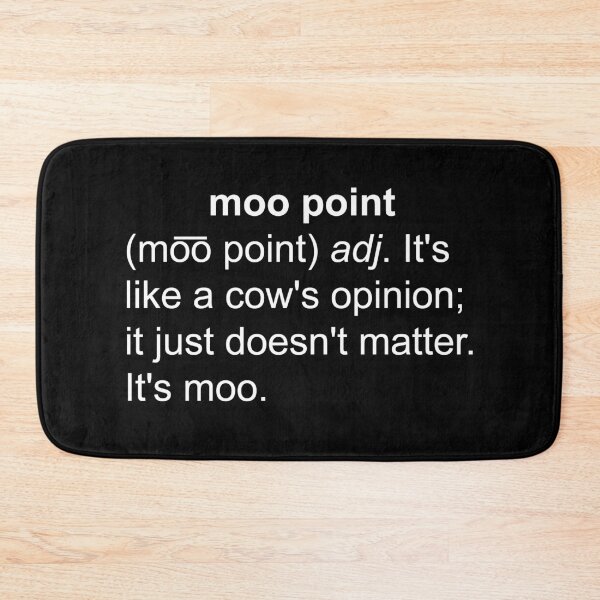 Item preview, Moo Point designed and sold by Andrea Lina.
