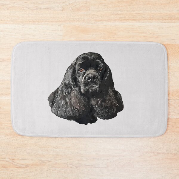 Item preview, American Cocker Spaniel Stunning Black Dog designed and sold by ElegantCat.