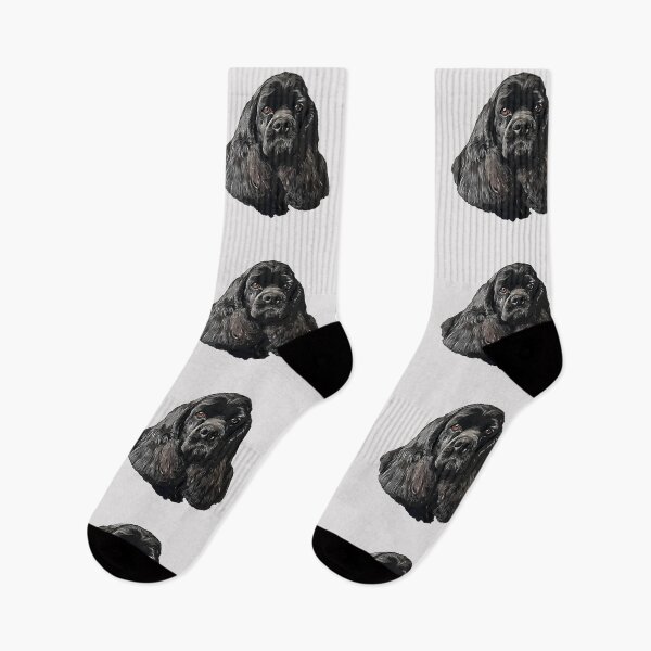 Item preview, American Cocker Spaniel Stunning Black Dog designed and sold by ElegantCat.