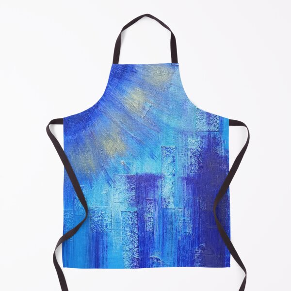 Item preview, Illuminated | Blue Acrylic Painting | Golden Highlights | High Frequency designed and sold by JillyJ05.