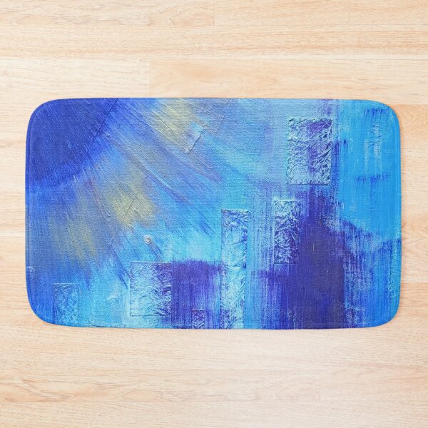 Item preview, Illuminated | Blue Acrylic Painting | Golden Highlights | High Frequency designed and sold by JillyJ05.