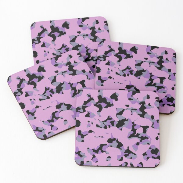 Item preview, Pink Camo Background | Pink and Black designed and sold by Quotes-I-Wear.