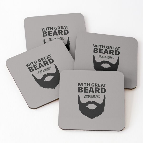 Item preview, With Great Beard Comes Great Responsibility. designed and sold by T-ShirtGuy.