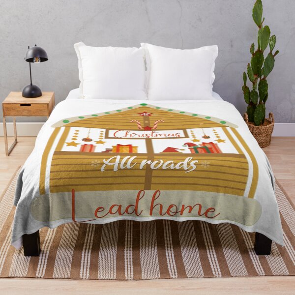 Item preview, At christmas all roads lead home designed and sold by Achily.