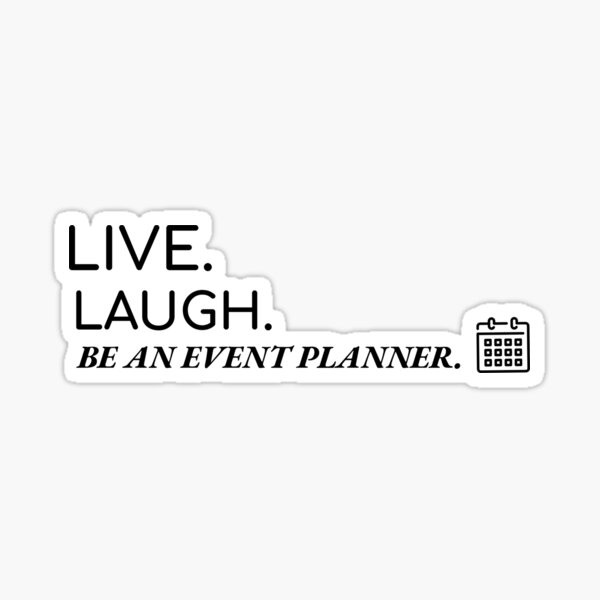 Event Planner Stickers Redbubble