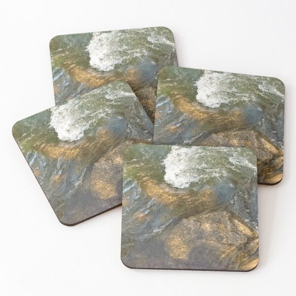 Item preview, Beautiful nature forest river scene with rocks, boulders, stones and blue water, designed and sold by Ventures1.