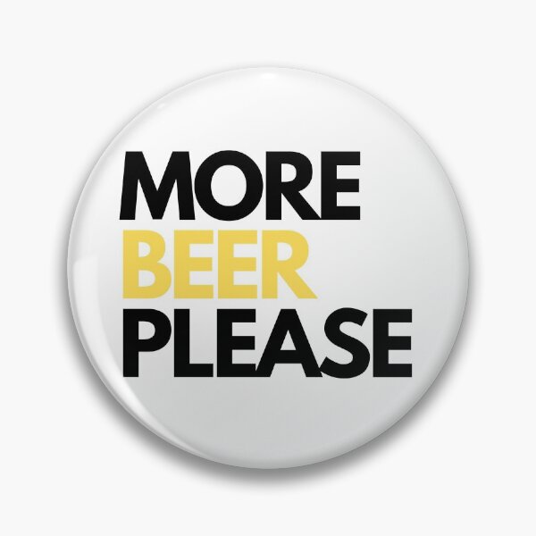 Artikelvorschau, Mehr Bier bitte einfaches minimalistisches Design entworfen und verkauft von RoJor.