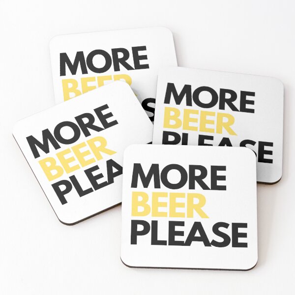Artikelvorschau, Mehr Bier bitte einfaches minimalistisches Design entworfen und verkauft von RoJor.