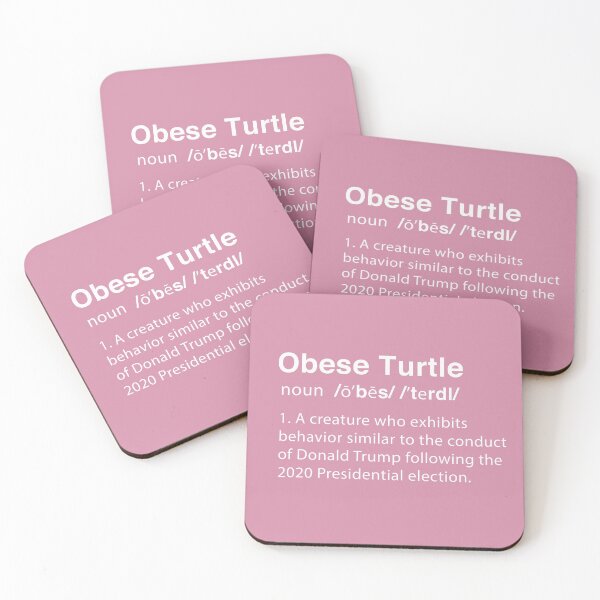 Item preview, Obese Turtle Definition - Funny CNN Quote designed and sold by Dorkification.