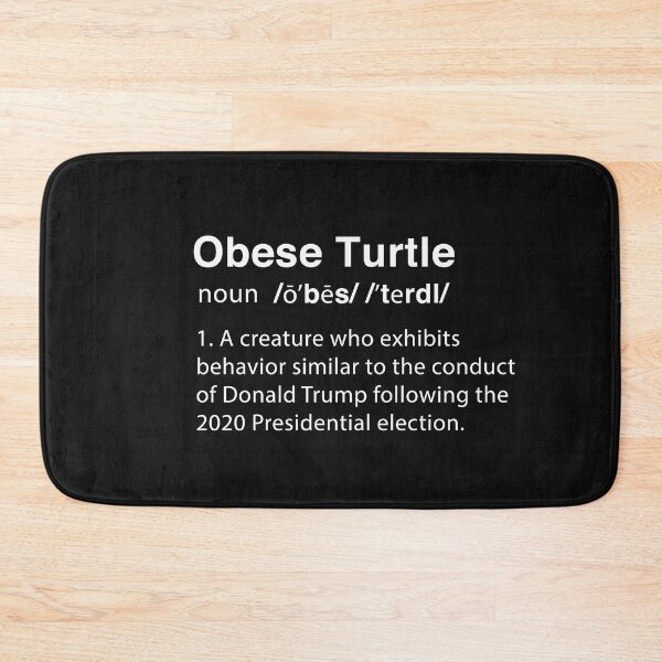 Item preview, Obese Turtle Definition - Funny CNN Quote designed and sold by Dorkification.