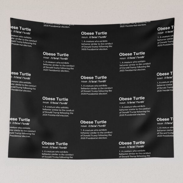 Item preview, Obese Turtle Definition - Funny CNN Quote designed and sold by Dorkification.