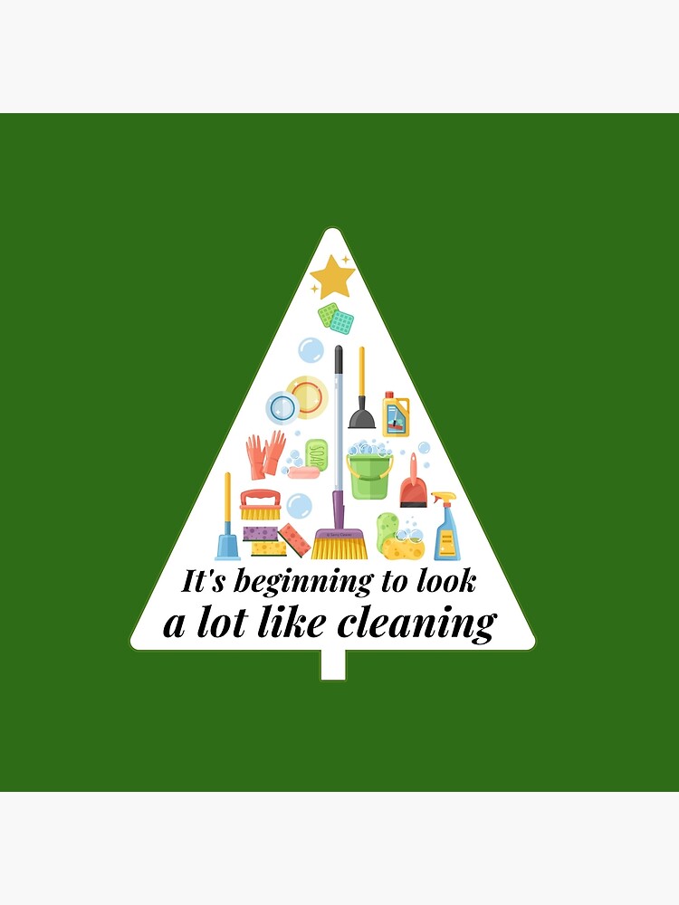 Thumbnail 4 of 4, Pillow, Look A Lot Like Cleaning Funny Housekeeping Christmas designed and sold by SavvyCleaner.