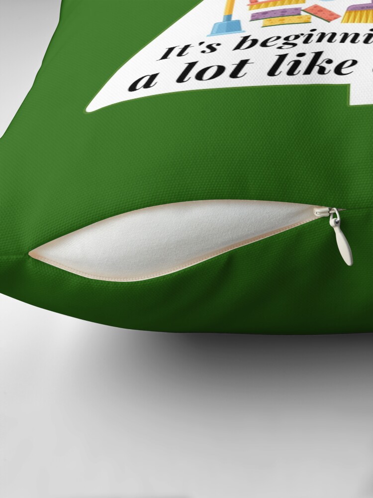 Thumbnail 2 of 4, Pillow, Look A Lot Like Cleaning Funny Housekeeping Christmas designed and sold by SavvyCleaner.