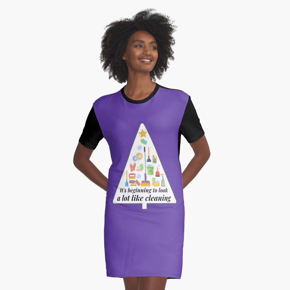 Item preview, Graphic T-Shirt Dress designed and sold by SavvyCleaner.