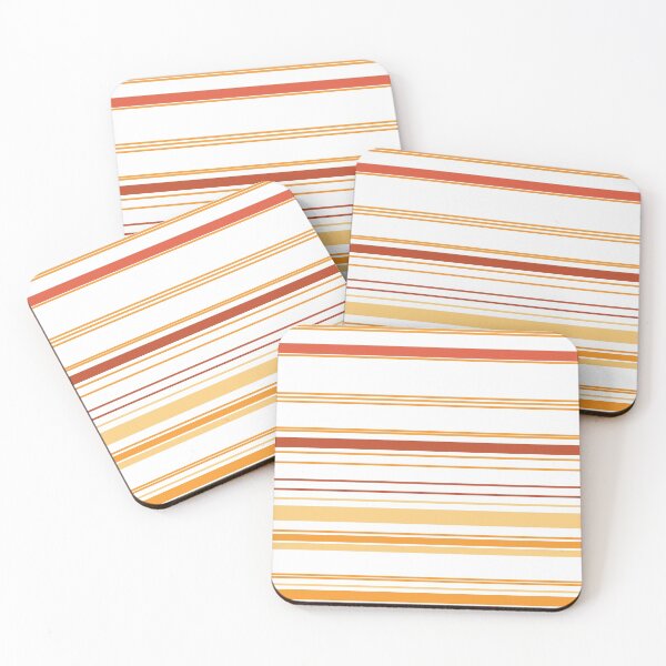 Item preview, Orange citrus stripes designed and sold by Meg M Studio.