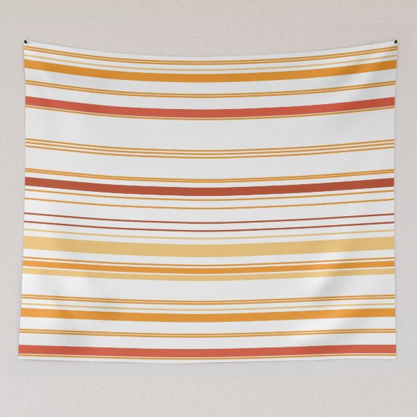 Item preview, Orange citrus stripes designed and sold by Meg M Studio.