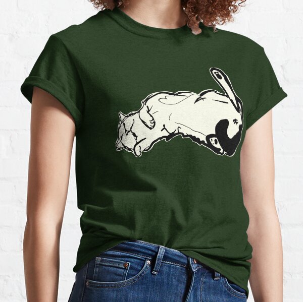 Supine Feline Sketch Classic T-Shirt